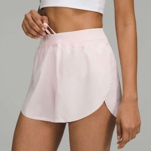 NWT Lululemon Find Your Pace Shorts Strawberry Milkshake Size 0